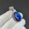 Australian Triplet Opal Gemstone Silver Pendant In 925 Sterling Silver- Handmade Design, Everyday Wear Jewelry, Unique Pendant Engagement Gift