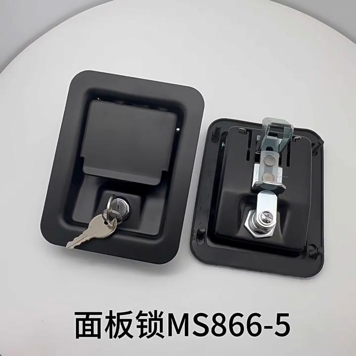 Cutie de instrumente pentru camion, fier de blocare, 140x108 mm, cutie de instrumente, cheie pentru ușă cu paletă de remorcă, cu 2 chei