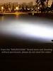 USB Rechargeable Bike Light Set, White Front & Red Rear LED Bicycle Lights, Portable Safety Flashlight for Cycling