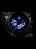 Mens Multifunctional Double-Display Watches Date Stainless Steel Watchband LED Luminous Mode Waterproof Wrist Watch