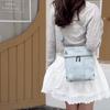 Women's Soft Leather Bag Vintage Shoulder Bag Multi-Pocket Large Capacity Crossbody Bag