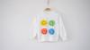 Spring Girls' Sweater Cute Smiley Face Pattern Casual Children Top
