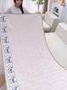 Kinesisk sklisikkert sofatrekk Beige Sofapute i heltre Enkel 4-sesong Universal Home Decoration Protection Cover Putetrekk