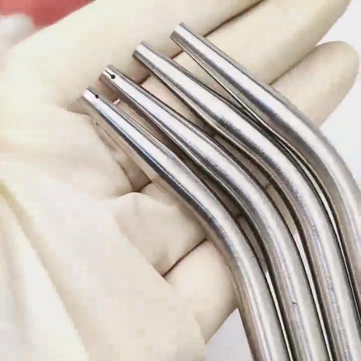 Zubní odsávačka Ferguson Frazier sací trubice dentální nerezová sací trubice Chirurgická laboratorní trubice zubní nástroj