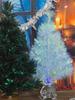24 Inch Green Pre-lit Mini Fiber Optic Tabletop Artificial Christmas Tree with LED Lights Gold Base Xmas Table Top Tree