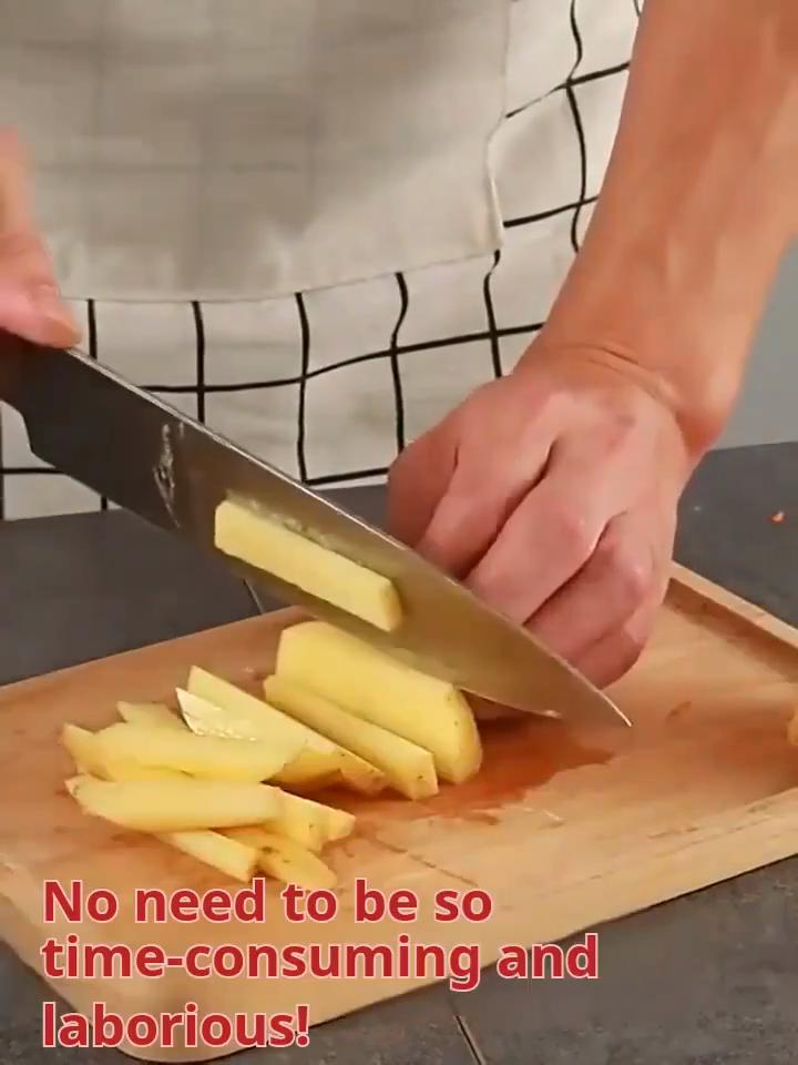 1 Stück, Edelstahl Pommes Frites Schneider Kartoffel Chipper Chip Schneider Hacker Maker Küchenwerkzeug Küchengeschirr Zubehör