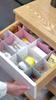 4PCS Drawer Partition Office Dormitory Partition Grid Plastic Socks Storage Cabinet Sorting