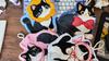 Toalha de Mão de Veludo Coral de Desenho Animado Para Cozinha Kawaii Gato Pano de Limpeza para Mãos Toalha Pendurada para Banheiro Pano Absorvente para Limpeza