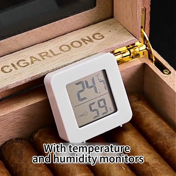 Two Mini LCD Digital Thermometers and Hygrometers (Celsius Only)