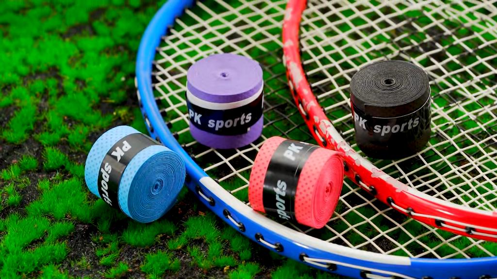 Poignée de raquette antidérapante universelle, absorbant la transpiration, pour Tennis Padel Badminton, Bande de poignée amortissante