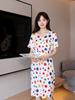 Plus Size Elegant Dresses for Women Vintage Long Dress Summer Casual Middle-aged Women's Clothing