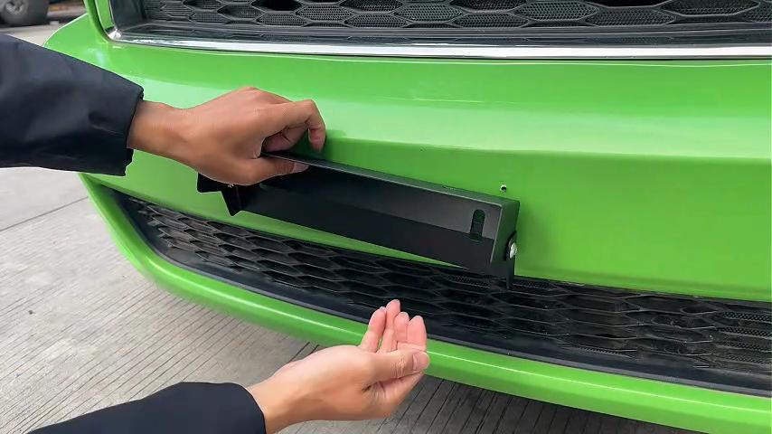 Car Rear Tailgate Handle License Plate Holder Bracket Iron Mounting Fit For Jeep Wrangler For Ford For Dodge Etc. Exterior Accessories