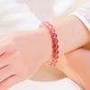 Natural Gradient Strawberry Crystal Bracelet Fresh and Sweet Light Luxury Bracelet Exquisite Gift