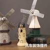 Dutch Windmill Resin Decor For Living Room Tv Cabinet Office Desk Bookshelf Display