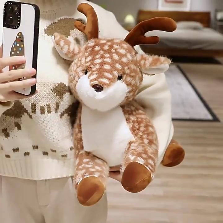 Soft Plush Animal Doll With Pp Cotton Filling For Baby And Toddler Comfort Toy