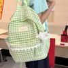 Mochila Escolar Xadrez para Estudantes Mochila Feminina