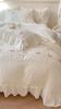 Korean Style Lace Pure Cotton Bed Sheet Set Four-piece Embroidered Seersucker Pure Cotton Four Seasons Bedding