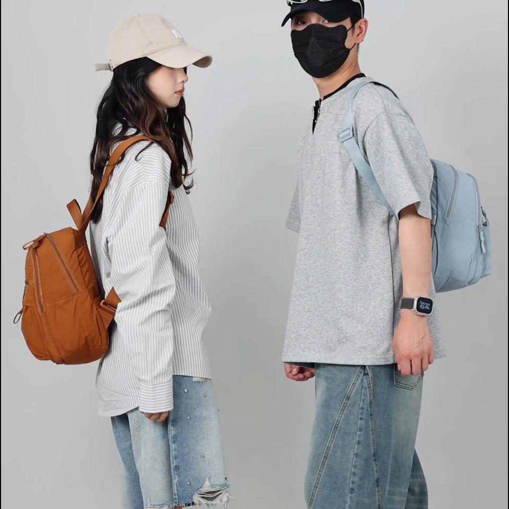 Multi-Pocket Small Backpack Unisex Travel Backpack