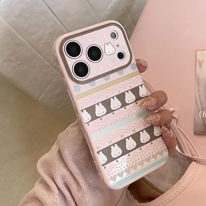 Cute Rabbit Phone Case for iPhone 17 and iPhone 17 Pro Max