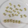 Copper Smooth Bow Tie Partition Bead For DIY Jewelry Making Craft Accessories