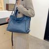 Soft Leather Handbag Women's Shoulder Crossbody Bag Large Capacity Tote Bag Mother's Bag