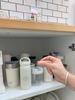 Transparent Water Bottle Organizer Stackable Bottle Storage Holder For Kitchen Vacuum Flask Holder Home Cabinet Organizer