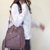 Large Capacity Soft Leather Backpack Women's Multifunctional Shoulder Bag