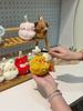 Knock On The Wooden Fish Plush Keychain With Soft Polyester Filling For Gift And Decoration