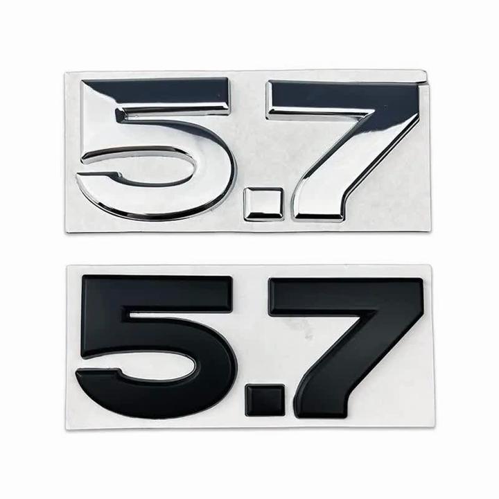 Auto Embleem Badge 5.7 Logo for Toy/ota Lan/d Cru/iser Vxr Pr/ado Vxl Vxr Glx Txl Cam/ry Co/rolla Sup/ra Hil/ux
