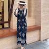 Women's Plus Size Boho Printed Maxi Dress – Oversized Summer Dresses with Pockets