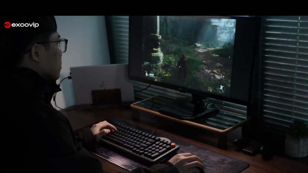 EXCO Extra Large Mouse Pad, Large Desk Mat, Desktop Keyboard Pad, Specific FPS Computer Mat