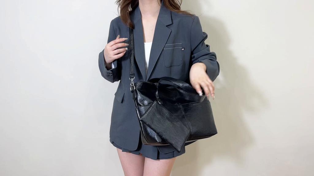 Women's Shoulder Bag Large Capacity Mother Bag Soft Leather Handbag with Coin Purse Crossbody Bag for Women