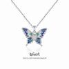 925 Sterling Silver Butterfly Necklace Femininity Clavicle Chain