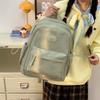 College Style Backpack Junior High School Student Schoolbag Women's Lightweight Travel Backpack