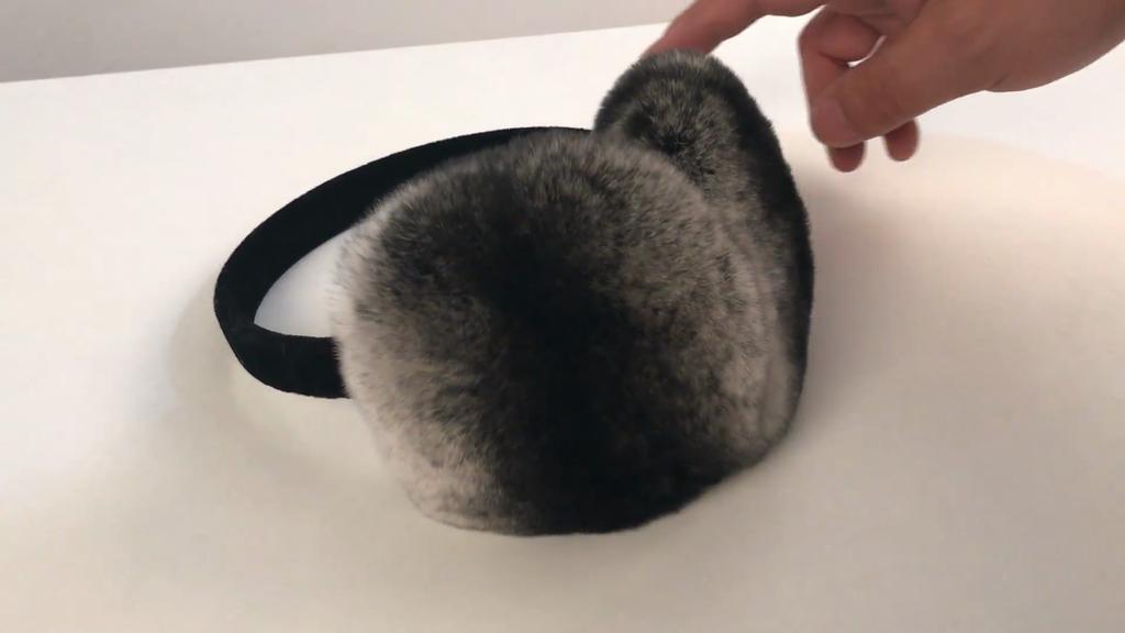 New women Quality Real Fur Ear-cap Winter Warm Natural Rex Rabbit Fur Earmuff Lady Fashion Fluffy Genuine Rex Rabbit Fur Earlap