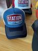 Șapcă de baseball unisex Șapcă clasică STATION cu litere, plasă, bărbați și femei, căciulă de camioner de vară, îmbrăcăminte de stradă, respirabilă