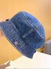 Dongdaemun Same Retro Denim Duck Tongue Stacking Hat Spring and Summer Street Modeling Beret Female Face Small Painter Hat