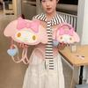 Melody Cinnamoroll Hello Kitty Pu Cartoon Dog Mini Crossbody Bag With Chain For Girls Daily Use
