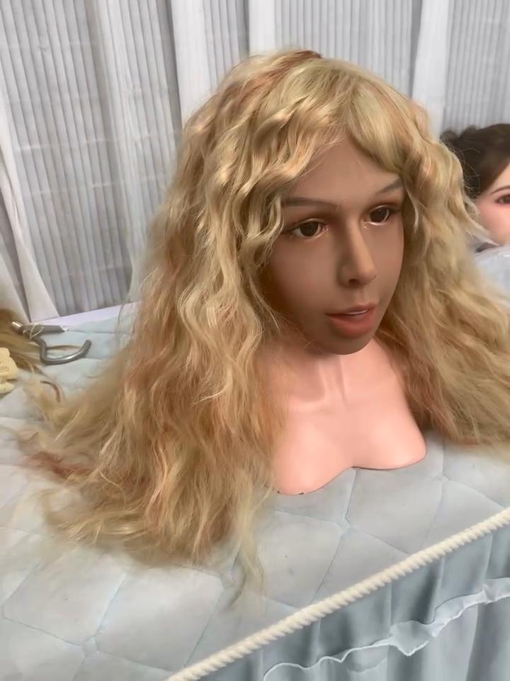 Pánská sexuální panenka hlava TPE orální sex opálená masturbační kalíšek omyvatelná erotická sexuální hračka pro dospělé