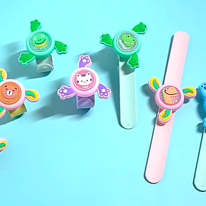 Flash rotating gyroscope children's wristband mosquito repellent watch cartoon illuminated flash mosquito repellent wristband