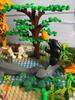 Small Particle Animal Series Building Blocks For Kids Tiger Polar Bear Dog Bear Elephant Deer Wolf Abs Plastic Material