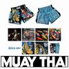 Twin Carp Fish Muay Thai Kickboxing Boxing MMA UFC Casual Shorts Gym Sport Unisex Men Women Workout Quick Dry Print Elastic High Waist Training