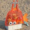 Large Capacity Mesh Beach Toy Bag For Kids Outdoor Sand Toys Storage, Lightweight Carry Bag With Handles For Beach, Travel And Home