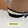 Women's Fashion Japanese and Korean Style Two Tone Bucket Hat Ladies' Autumn and Winter Warm All Match Knitted Hat