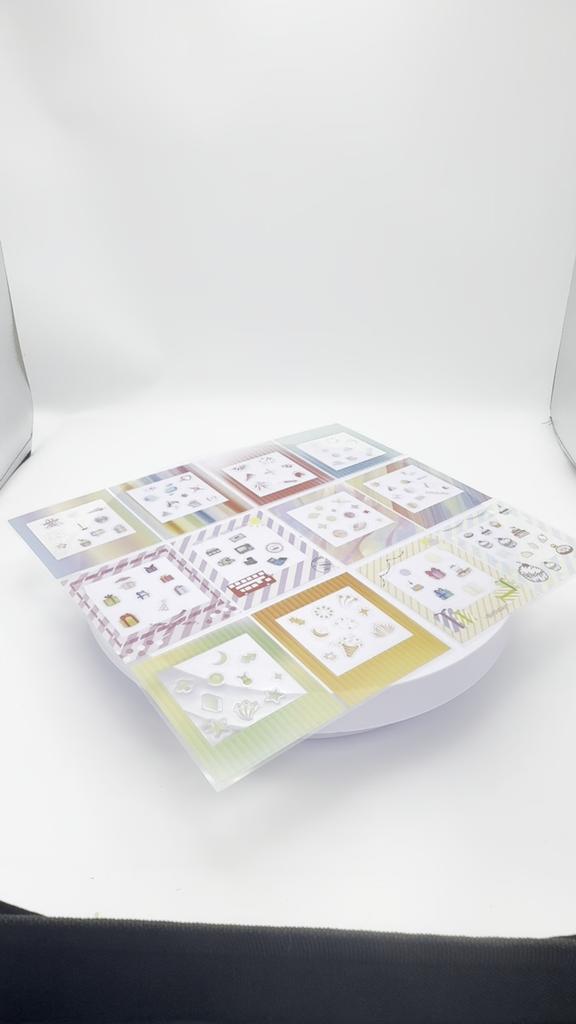 [Film Lab] [Set of 12pcs] Frame Stickers for Instax SQ Photo CAC13