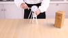 Foldable Pasta Drying Rack, Plastic Collapsible Spaghetti Hanger Noodle Dryer Stand with 10 Bar Handles for Homemade Fresh Pasta,Stable,Easy Storage