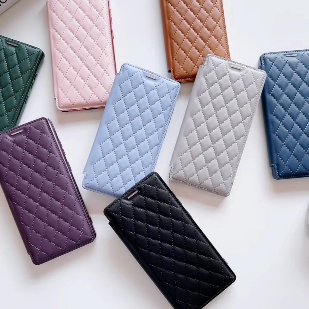 For Samsung Galaxy S22 S23 S24 S25 A16 A15...series.Yadun Small Fragrance Magnetic Leather Case-RFID-Blocking Card Slots & Wireless Charging Supported