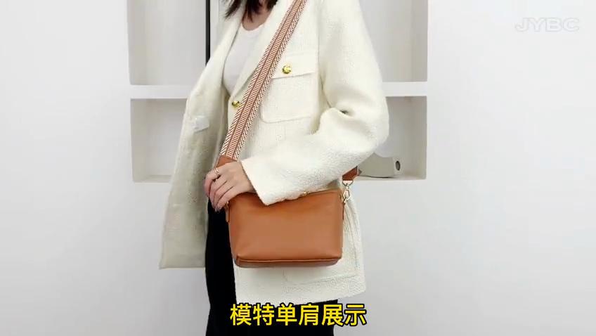 Fashion Solid Color Cow Women Shoulder Crossbody Bag Luxury Ladies Phone Bag And Purses Handbag Women's Bag