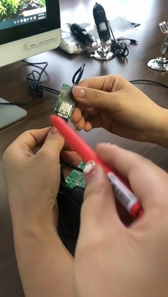 1600x Digital Microscope, High-definition Microscope,Skin detector, can be connected to a computer to measure Android phones