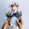 Giocattoli di peluche per cani e gatti a prova di masticazione - Corda di cotone resistente e imbottitura BB - A forma di volpe e scoiattolo